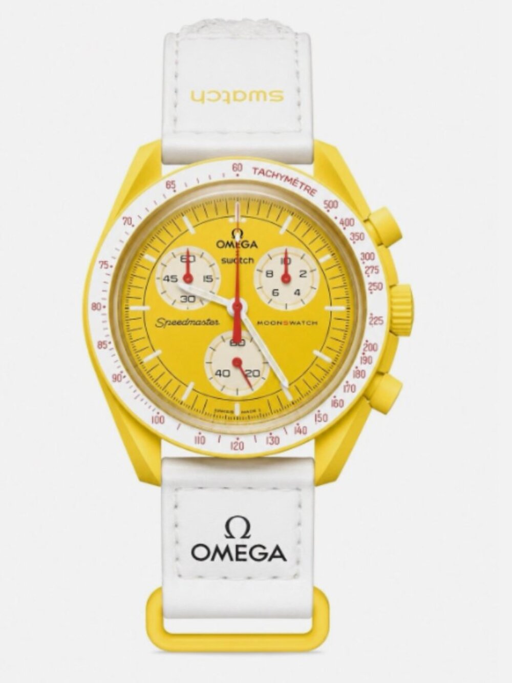 OMEGA x Swatch Speedmaster MoonSwatch Sun Yellow Men's Watch - SO33J100